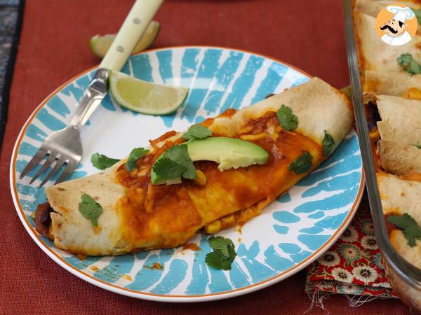 Vegetariske enchiladas - foto 4