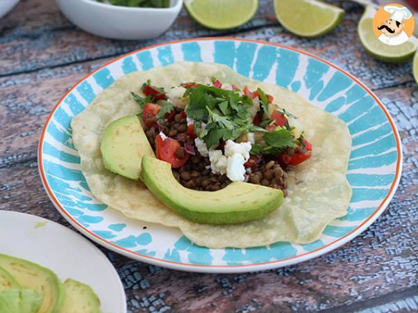 Vegetariske tacos med linser - foto 2