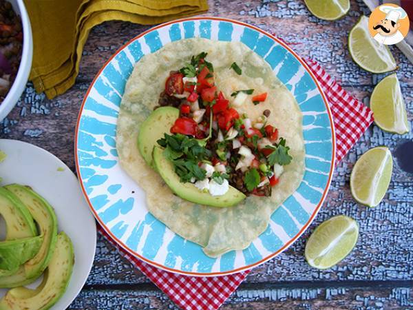 Vegetariske tacos med linser - foto 3