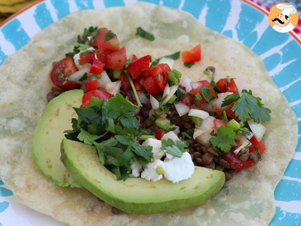 Vegetariske tacos med linser - foto 4