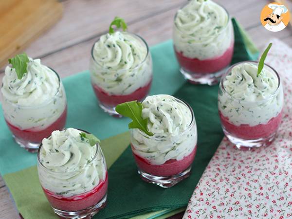 Verrines med rødbede- og rucola-mousse - foto 3